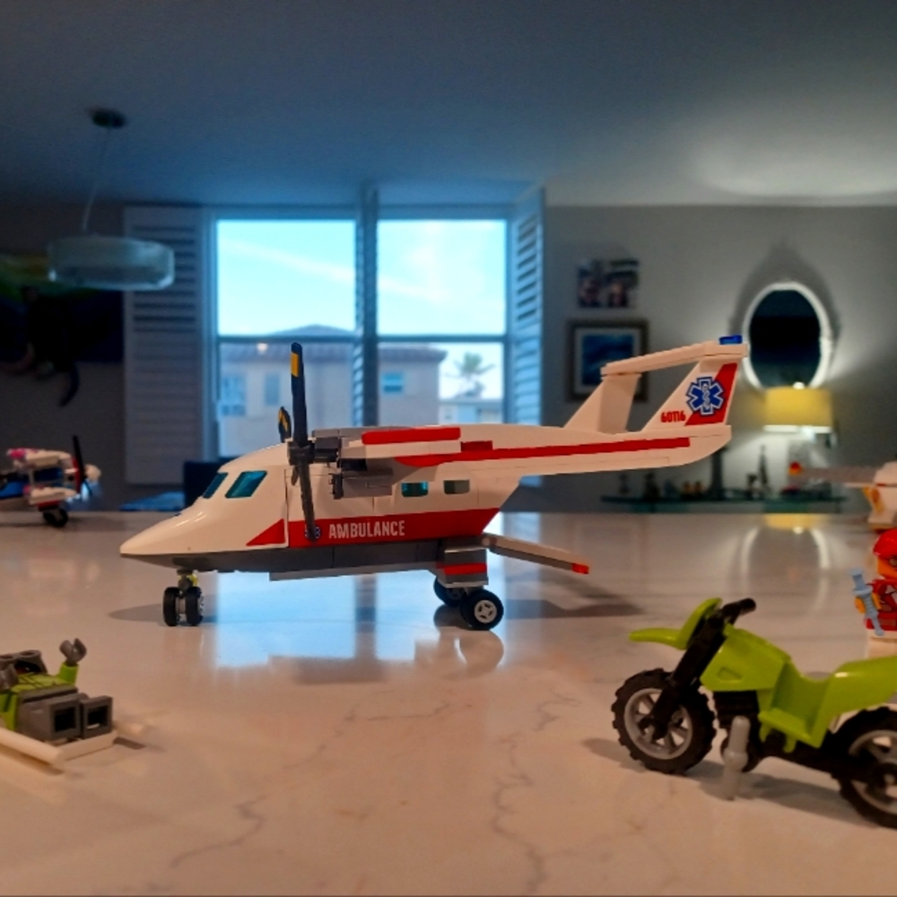 LEGO ambulance airplane